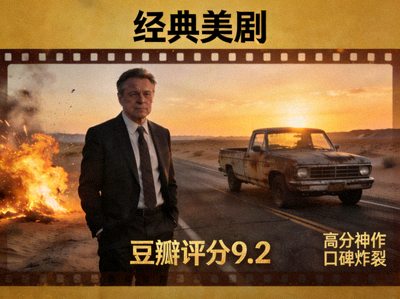 经典美剧海报 - 豆瓣评分9.2高分作品